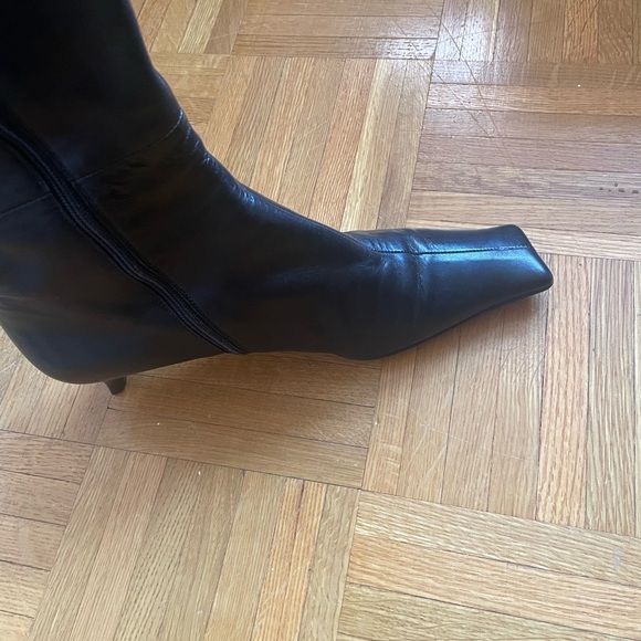 Authentic Black Leather Prada OTK Boots. - Picture 8 of 10